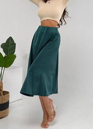 Юбка шелк