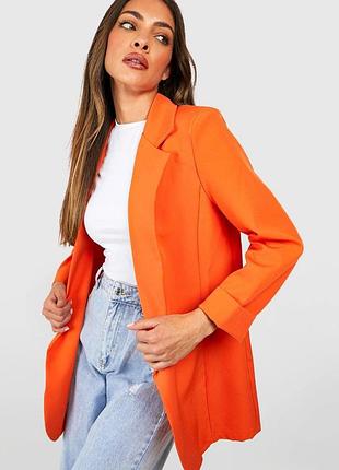 Жіночий жакет boohoo помаранчевий, розмір 42 l