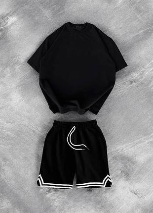 Чорний чоловічий комплект 🔥🔥🔥