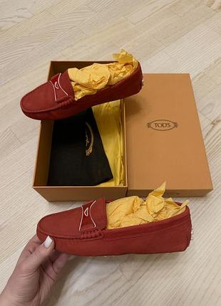 Замшеві мокасини tod’s