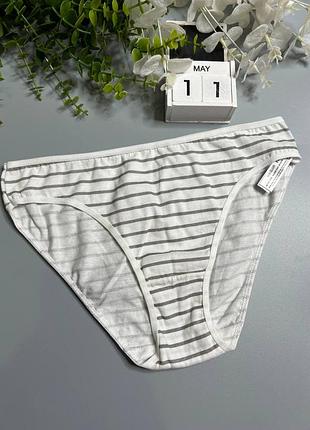 Жіночі бавовняні трусики сліпи у смужку