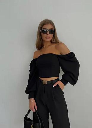 Топ з довгим рукавом