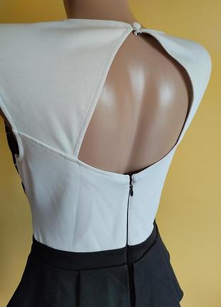 Сукня чорна з білою вишивкою lipsy7 фото