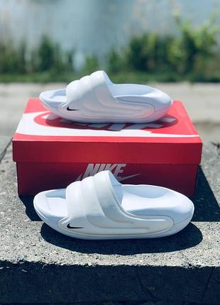 Женские шлепанцы nike UNIVERSITY летние белые тапочки найк жіночі шльопанці найк3 фото