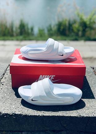 Женские шлепанцы nike летние белые тапочки найк женские шлепанцы найк