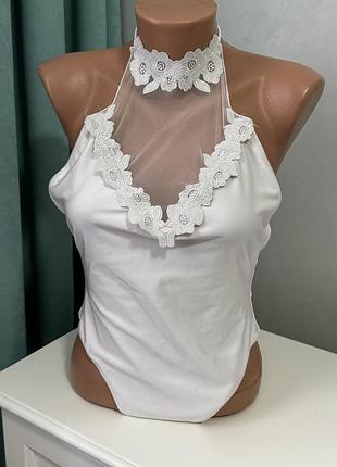 Жіночий купальник.білий. розмір uk8 candypants