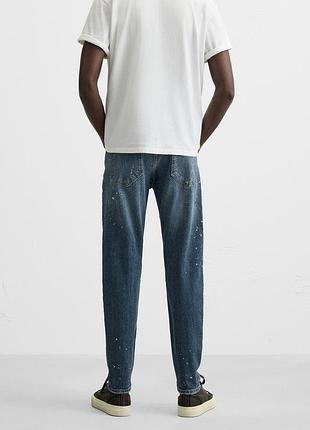 Джинси skinny з плямами фарби 10