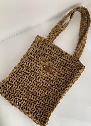 Літня сумка з рафії