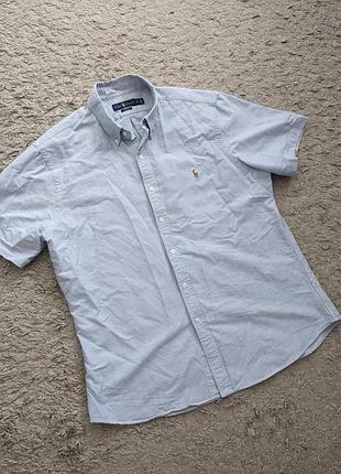 Рубашка ralph lauren, size xl(slim fit),стан идеальный, плечи 49 подмышки 61 длина 75