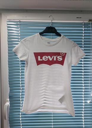 Жіноча бавовняна футболка levi's (xxs-xs)