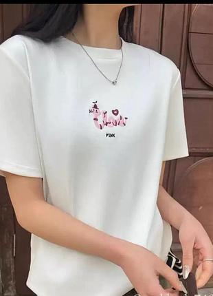 Футболка женская свободного кроя круглая горловина рукав короткий