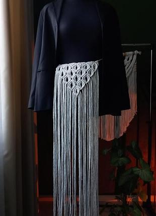 Макраме пояс, хустка ,шаль