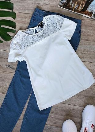 Біла футболка h&m