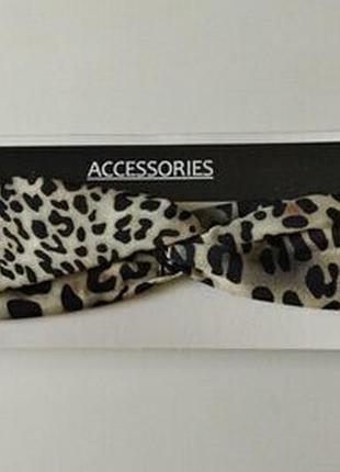 Повязка,обруч на волосся леопардовий принт accessories