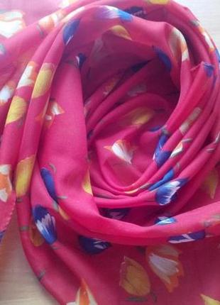 Легкий шарфик,шифон, 34х145
