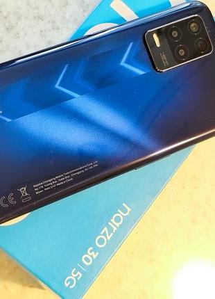 Realme narzo 30 5g 4/128gb rmx3242 racing blue1 фото