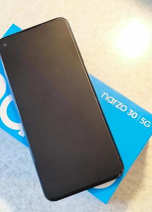 Realme narzo 30 5g 4/128gb rmx3242 racing blue5 фото