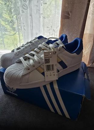 Кроссовки adidas superstar, оригинал, размер 40 2/3, состояние идеально