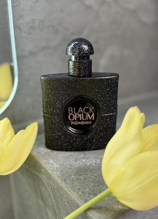 Парфум для жінок saint laurent strapless velvet mini dress item black opium extreme обʼєм пів флакону