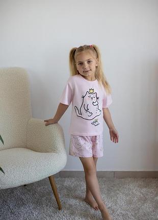 Летний костюм или пижама шорты футболка