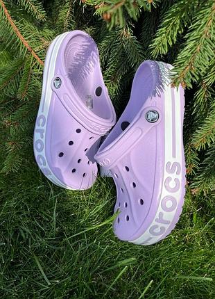 Жіночі крокси сабо crocs bayaband clog lavender crocs bayaband clog lavender4 фото