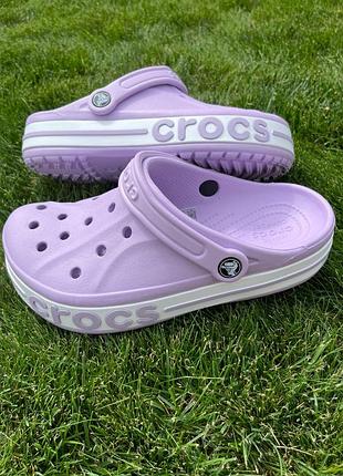 Жіночі крокси сабо crocs bayaband clog lavender crocs bayaband clog lavender3 фото