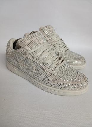 Замшевые кроссовки nike dunk low cactus plant flea