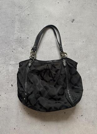 Жіноча вінтажна сумка coach tote bag