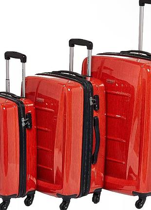Валіза samsonite winfield 2 orange policarbonate