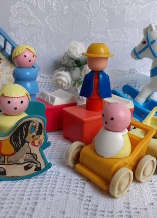 Місто пробок 🧸🪀🎠 город срср іграшки фігурки костянтинівської фабрики вінтаж радянський ігровий набір