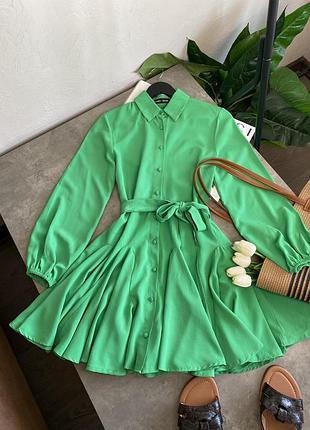 Сукня жіноча з пишною спідницею cameo rose зелена