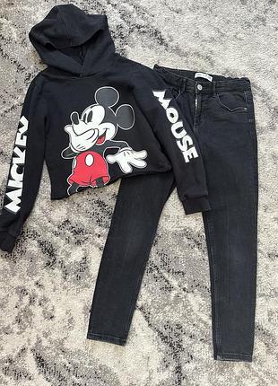 Джинси і худі 9-10 років h&m, zara