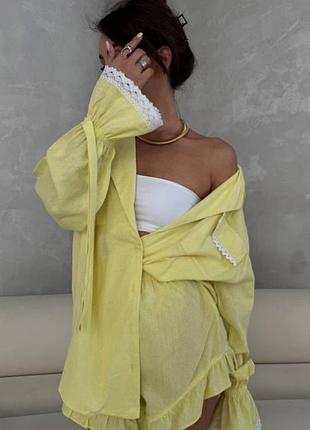 Костюм жіночий лляний