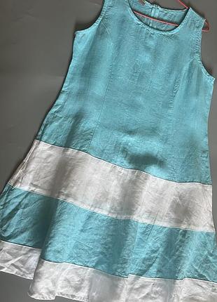 Розкішна лляна сукня італія