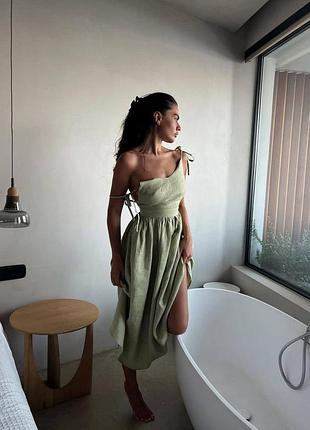 Сукня з льону 💚