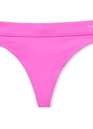 Victorias secret безшовные трусики стринги pink thong