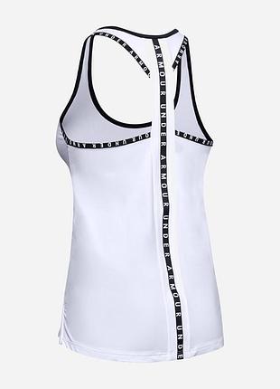 Спортивная майка для фитнеса женская under armour knockout tank-wht