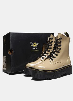 Черевики beige patent