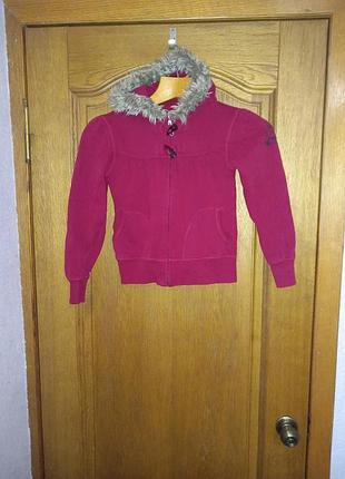 Фирменная кофта-толстовка рост 134-140см