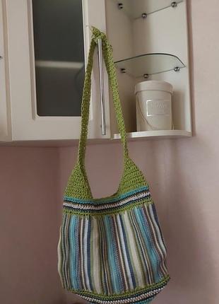 Нюанс..трать постирать подкладку
уточняйте наличие вещей
ручка завязана на вузол.
так и покупала