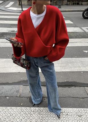 Пальто вкорочене шерсть кімоно zara