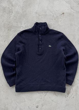 Свитер lacoste 1/4рдинал up шерстяной