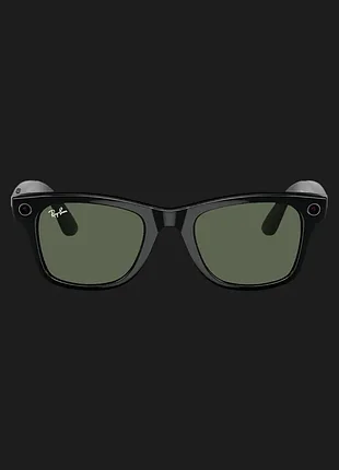Смарт очки ray-ban meta wayfarer shiny black/green