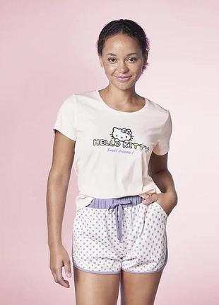 Піжама жіноча костюм з шортами disney hello kitty m 40-42 euro, наш 46-48 німеччина