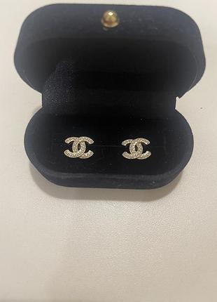 Сережки chanel оригінал