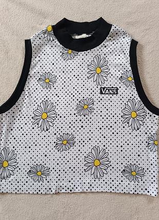 Низкая цена! топ vans. m. топ-кроп. топик. майка. блузка. футболка. кофта