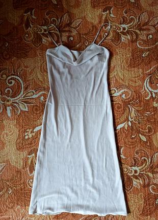 Сукня атласна