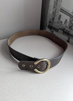 Ремень accessorize (90) из натуральной кожи женский винтаж made in india