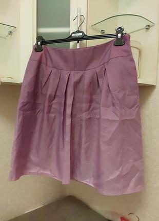 Фиолетово сиреневая юбка градиент л.хл