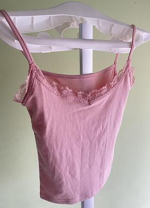 Топ майка з мереживом